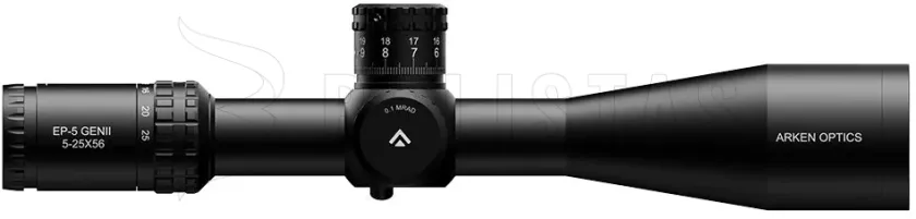 Cannocchiale da puntamento Arken EP-5 GENII 5-25x56 FFP VPR MOA 4