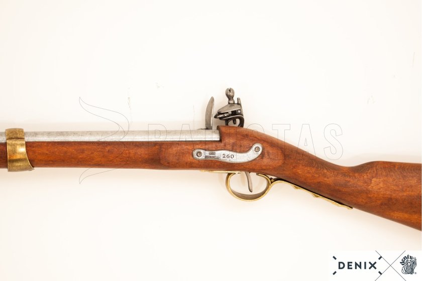 Replica fucile a pietra focaia francese con baionetta, 1806 6
