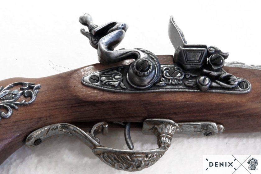 Replica di pistola a pietra focaia Blunderbuss, Austria XVIII secolo 3