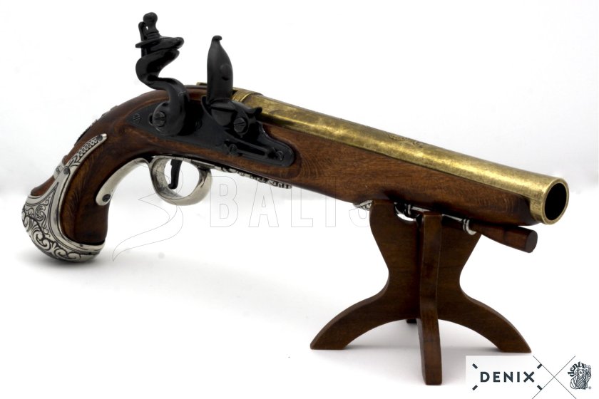 Replica di pistola a pietra focaia del generale George Washington, Inghilterra XVIII sec. 4
