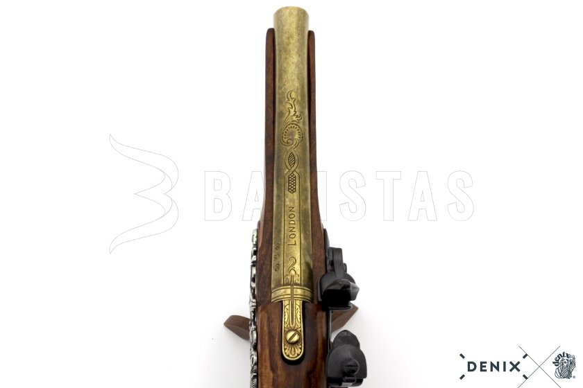 Replica di pistola a pietra focaia del generale George Washington, Inghilterra XVIII sec. 17