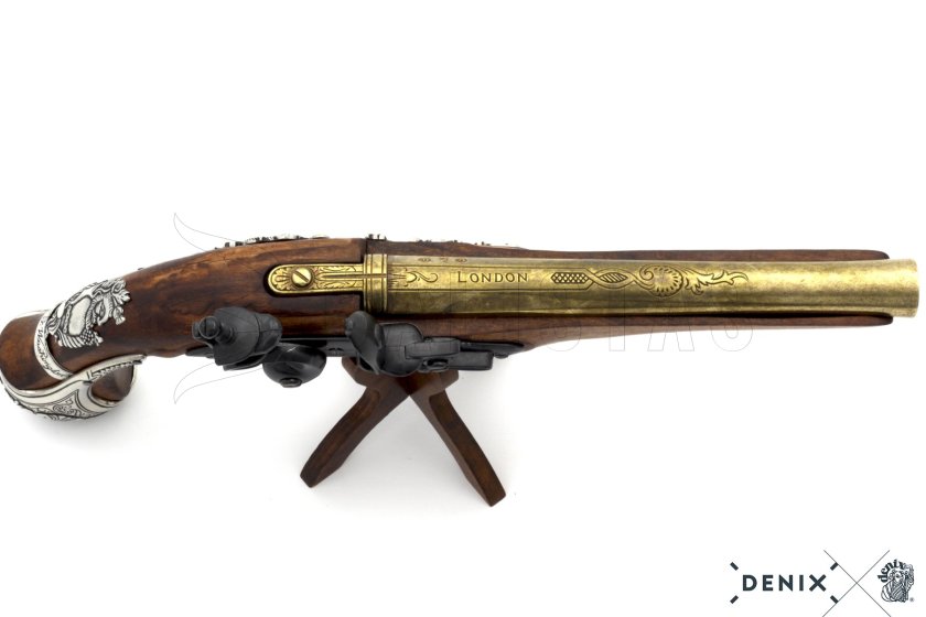 Replica di pistola a pietra focaia del generale George Washington, Inghilterra XVIII sec. 18