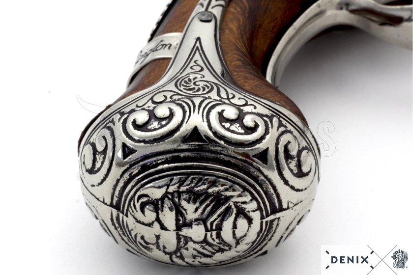Replica di pistola a pietra focaia del generale George Washington, Inghilterra XVIII sec. 12