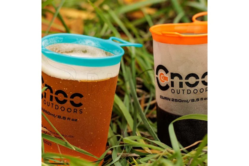 Set di bicchieri pieghevoli CNOC Curn Collapsible Cups 250 ml (Arancione + Blu) 3