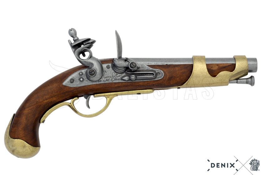 Replica di pistola della cavalleria francese, Francia 1806