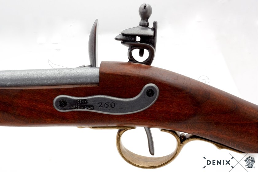 Replica di fucile a pietra focaia francese, Francia 1806 8