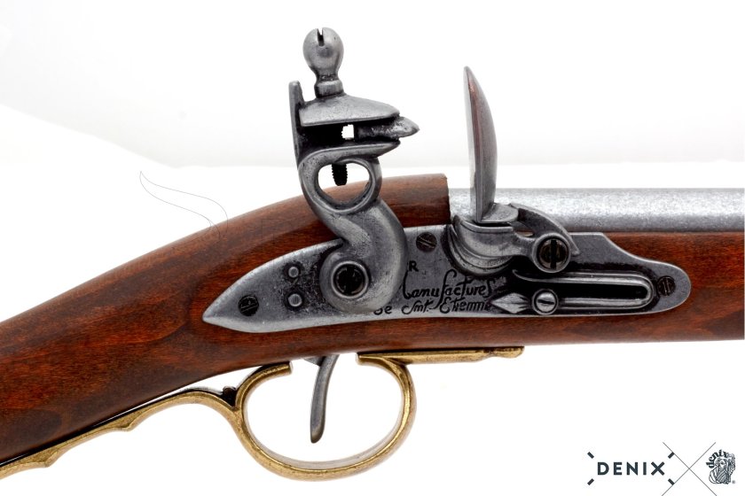 Replica di fucile a pietra focaia francese, Francia 1806 12