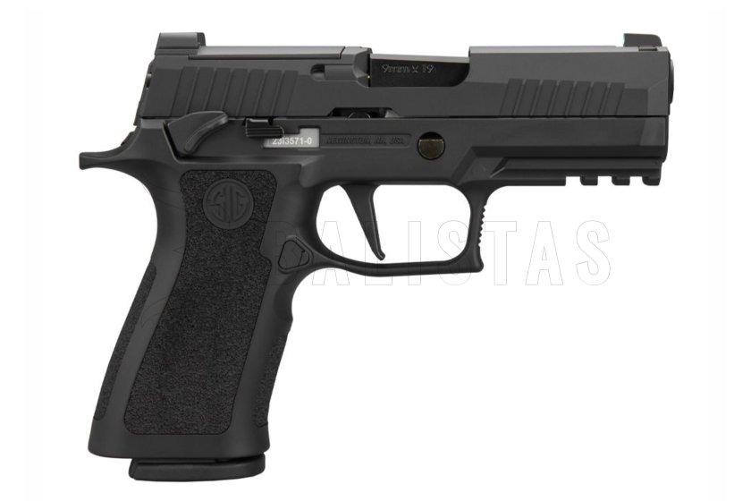 Pistola ad aria compressa Sig Sauer P320 XCarry 4,5mm nera 6