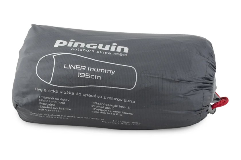 Lenzuolo da sacco a pelo Pinguin Liner Mummy 185cm 5