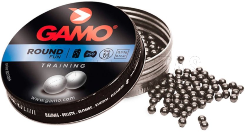 Pallini in piombo 4,5mm Gamo Round 250pz