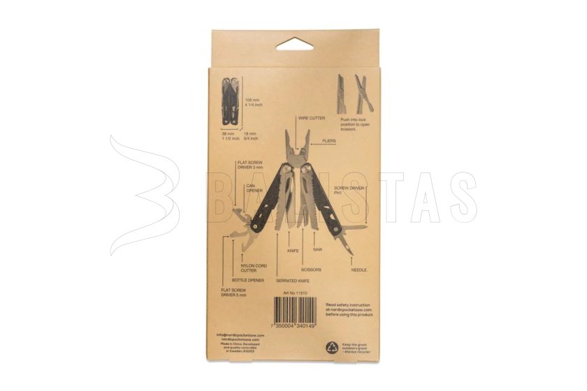 Coltello multiuso Nordic Pocket Saw Multi-Tool 13 8