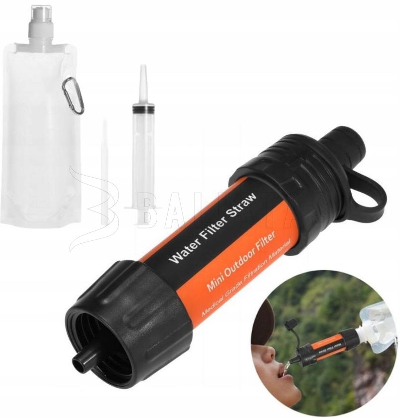 Filtro tascabile per acqua Mini Water Filter 6 in 1