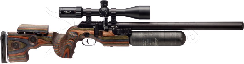 Carabina ad aria compressa FX King 500 Green Mountain Camo 6,35mm 4