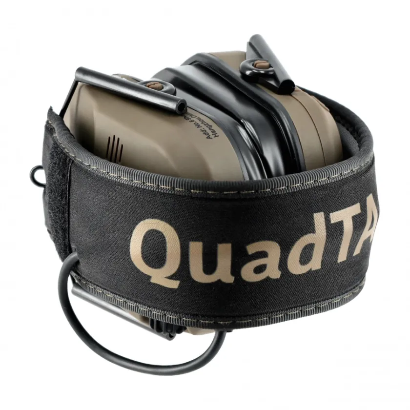 Cuffie elettroniche da tiro RealHunter Active ProSHOT QuadTAC FDE 6