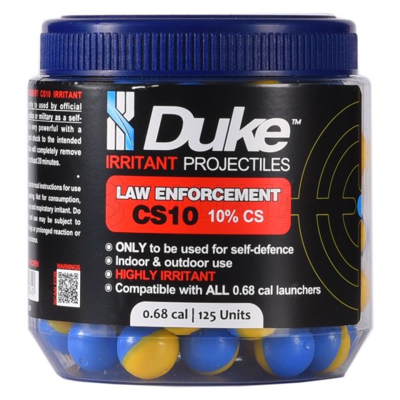 Palline Duke CS10 Law Enforcement Irritant Projectile .68 125 pz