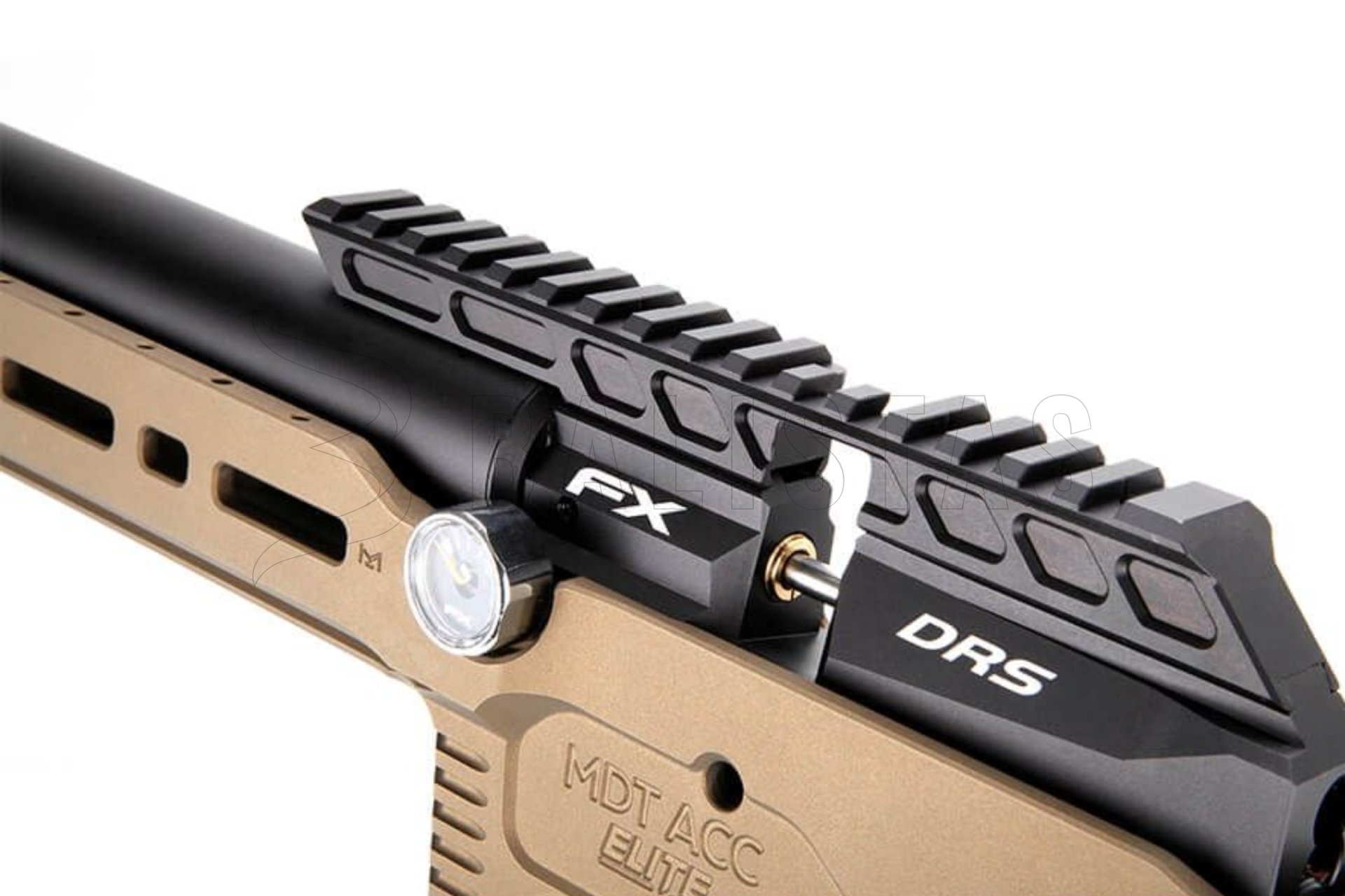 RC-3D-4U Binario Picatinny Per FX Impact MK2 - Attacco Per Torcia E Bipode In Plastica Antiurto