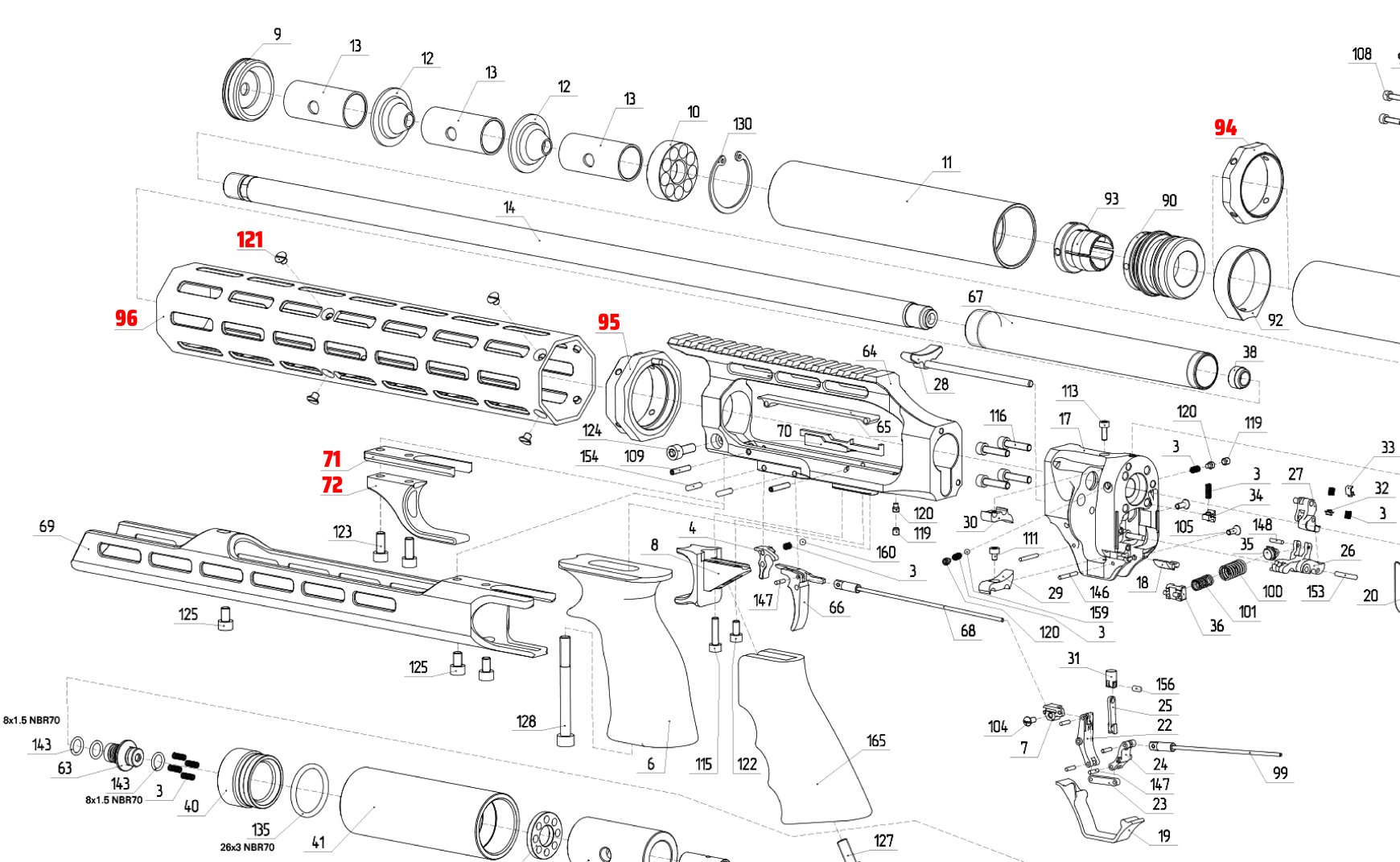 Kit di conversione Taipan SLASH Tactical